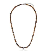 Naszyjniki męskie - Naszyjnik z tygrysim okiem męski NMITC0258 - By Dziubeka - miniaturka - grafika 1