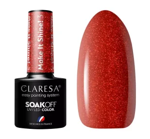 ACTIVESHOP CLARESA Lakier hybrydowy Make It Shine! 3 -5g - Lakiery hybrydowe - miniaturka - grafika 1