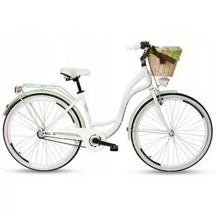 Rower miejski damski GOETZE Blueberry 28" 3B SHIMANO kosz - Rowery - miniaturka - grafika 1