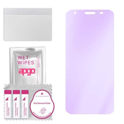 szkło ochronne na ekran Hybrydowe 9H z filtrem ANTI-BLUE zamiennik hartowanego do Doogee S41 Max - apgo hybrid ANTI-BLUE Flexible Hybrid Glass nie...