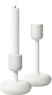 Świeczniki - Świecznik Nappula biały 2 szt. - miniaturka - grafika 1