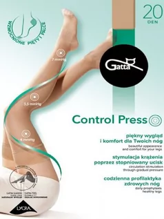 Rajstopy - Rajstopy Kompresyjne Gatta Control Press 20 den - grafika 1