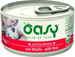OASY Mousse Z Cielęciną - mokra karma dla kota - puszka 85g - Mokra karma dla kotów - miniaturka - grafika 1