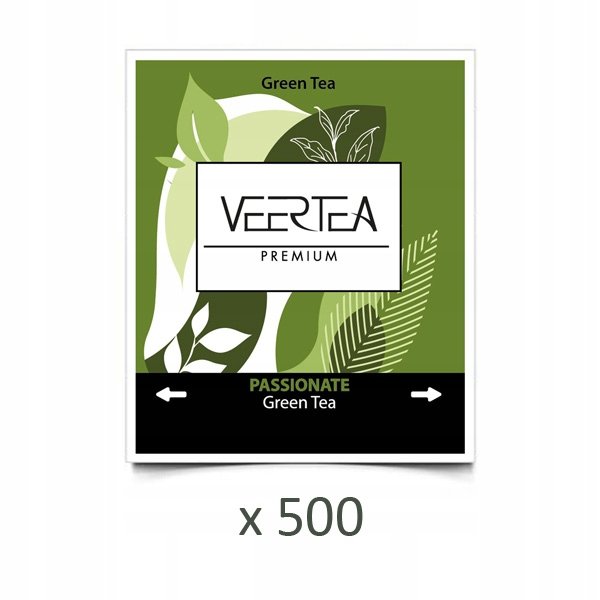 Herbata Veertea Passionate Green Tea zielona w kopertach 500 saszetek