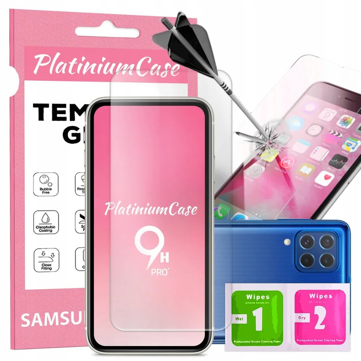 Szkło hartowane 9H szybka ochronna do SAMSUNG M62