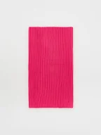 Czapki dla dzieci - Reserved - Dzianinowy komin z wiskozą - fuksja - miniaturka - grafika 1