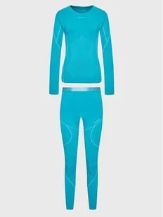 Viking Komplet bielizny termoaktywnej Lotta 500/23/6764 Niebieski Slim Fit - Bielizna sportowa damska - miniaturka - grafika 1