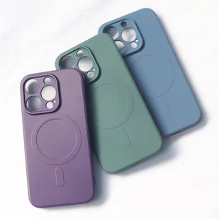 Silikonowe magnetyczne etui iPhone 13 Pro Silicone Case Magsafe - różowe - Etui i futerały do telefonów - miniaturka - grafika 3