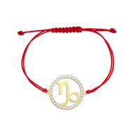 Bransoletki - Bransoletka Pozłacana Znak Zodiaku Koziorożec 925 DEDYKACJA GRATIS - miniaturka - grafika 1