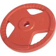 Obciążenia - Gorilla Sports Obciążenie Gumowane 25kg  grip 51mm - miniaturka - grafika 1