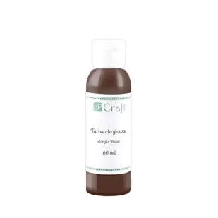 Farba akrylowa ciemnobrązowa 60ml - Dalprint - Przybory szkolne - miniaturka - grafika 1