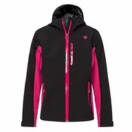 Kurtki męskie - IZAS IZAS Męska kurtka outdoorowa Katyn Czarny / Fuxia XL Izas_8434076322001 - miniaturka - grafika 1