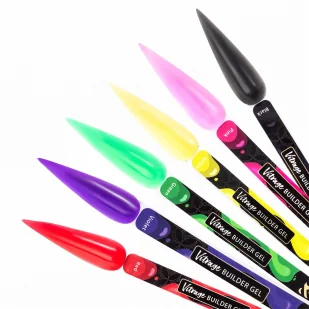 Vitrage Builder Gel Black 15 ml - Żele do paznokci - miniaturka - grafika 2