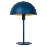Lampy stojące - Lucide Stołowa LAMPA stojąca SIEMON 45596/01/35 metalowa LAMPKA biurkowa kopuła niebieska 45596/01/35 - miniaturka - grafika 1