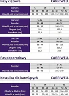 Bielizna ciążowa - Pas ciążowy Carriwell CARRIWELL maternity support belt Black S/M 5205 - miniaturka - grafika 1