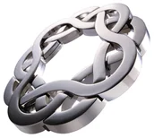 Poradniki hobbystyczne - Hanayama Huzzle Cast Coaster poziom 4/6 - miniaturka - grafika 1