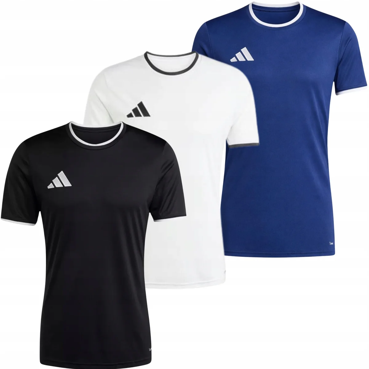 Adidas Zestaw Męski Komplet Koszulka T-shirt Biała + Czarna + Granatowa rXL