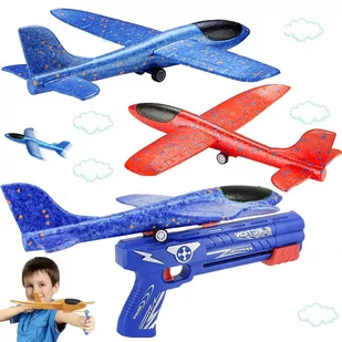 Shengruili Zabawka Samolot, Model Wyrzutni Samolotów z Pianki,  Sportowa - Samoloty i helikoptery - miniaturka - grafika 1