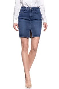SPÓDNICA JEANSOWA WRANGLER MIDI PENCIL SKIRT SHADOW DANCES W2347096I - Wrangler - Spódnice - miniaturka - grafika 1