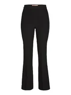 Spodnie damskie - JACK & JONES Damskie spodnie JJXX JXMYNTE Slim Flared HW NOOS chino, czarne, S - miniaturka - grafika 1