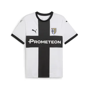 Męska koszulka domowa Parma Calcio 24/25 PUMA White Black - Koszulki sportowe męskie - miniaturka - grafika 1