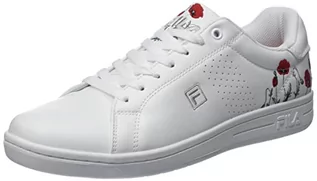 Sneakersy damskie - Fila Damskie sneakersy Crosscourt 2 Poppy Low Wmn, Biały fila czerwony, 41 EU - grafika 1
