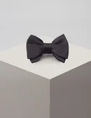 Krawaty i muchy męskie - mucha farfalla mf1 czarna - miniaturka - grafika 1