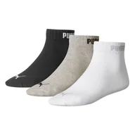 Skarpetki męskie - Skarpety za kostkę PUMA SKARPETY PUMA QUARTER-V 3P 88749804 – Wielokolorowy - miniaturka - grafika 1