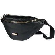 Nerki - Czarna nerka saszetka damska biodrówka Beltimore eko V19 czarny - miniaturka - grafika 1