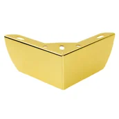 Zawiasy, okucia i inne akcesoria - Noga meblowa Narożna złoty chrom wysokość 5,5 cm - miniaturka - grafika 1