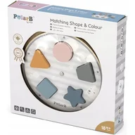 Układanki dla dzieci - Viga Toys VIGA PolarB Układanka Dopasowanie Kształtów i Kolorów 44050 - miniaturka - grafika 1