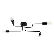 Lampy sufitowe - Żyrandol VECTOR 4 czarny SOLLUX LIGHTING - miniaturka - grafika 1
