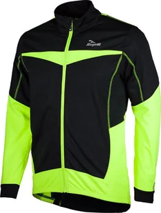 Rogelli Bluza męska Ubaldo czarna r. L - Kurtki rowerowe - miniaturka - grafika 1