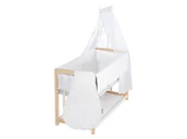 Leżaczki i huśtawki - Roba Łóżeczko niemowlęce 4 w 1 (Gwiazdy) 4005317330013 - miniaturka - grafika 1