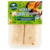 Szybkie dania obiadowe - Carrefour Sensation Vegetal Burrito łagodne 245 g (2 sztuki) - miniaturka - grafika 1