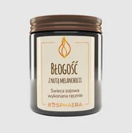 Świece - Sojowa świeca zapachowa - Błogość z Nutą Melancholii - 190g - Bosphaera - miniaturka - grafika 1