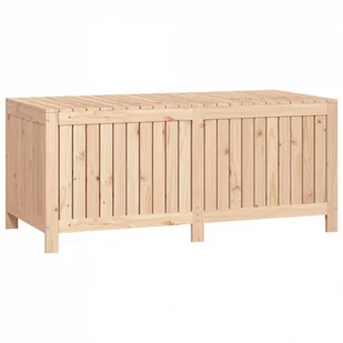 vidaXL Skrzynia ogrodowa, 147x68x64 cm, lite drewno sosnowe - Skrzynie ogrodowe - miniaturka - grafika 1