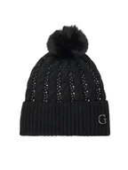 Czapki damskie - Guess Czapka AW5385 POL01 Czarny - miniaturka - grafika 1