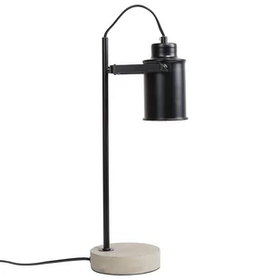Beliani Lampa stołowa czarna 37 cm MUNDAKA - Lampy stojące - miniaturka - grafika 1