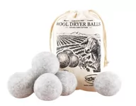 Środki do prania - Smart Wash Kule z Wełny do Suszarek 6szt SZARE - miniaturka - grafika 1