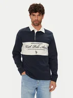 Koszulki męskie - U.S. Polo Assn. Polo MUP4075 Granatowy Regular Fit - miniaturka - grafika 1