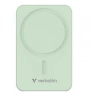 Powerbanki - Powerbank Verbatim Charge 'n' Go Essentials Magnetic Wireless 20000mAh USB-C PD 3.0 Green - miniaturka - grafika 1