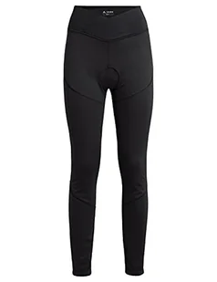 Vaude Damskie spodnie Women's Posta Warm Tights czarny czarny 44 42465 - Spodnie damskie - miniaturka - grafika 1