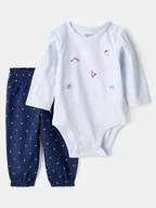 Body dla niemowląt - carter's 2-częściowy zestaw w kolorze błękitno-granatowym - miniaturka - grafika 1