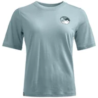 Koszulki sportowe damskie - Koszulka damska Ortovox 140 Cool Round Landscape T-shirt Rozmiar: M / Kolor: szary - miniaturka - grafika 1