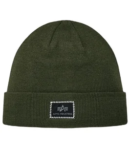 Czapka zimowa ALPHA INDUSTRIES X-FIT ciemnozielona (dark green) 168905 257 - Czapki damskie - miniaturka - grafika 1