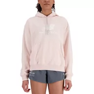 Bluzy sportowe damskie - Bluza New Balance WT41504OUK - różowa - miniaturka - grafika 1
