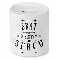 Skarbonki - Skarbonka Dla Brata na Urodziny Imieniny Prezent z Nadrukiem ze Zdjęciem - miniaturka - grafika 1