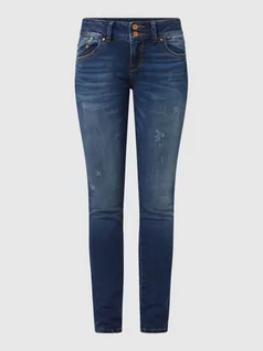 Spodnie damskie - Jeansy ze średnim stanem o kroju super slim fit z dodatkiem streczu model ‘Molly M’ - grafika 1
