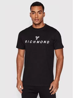 Koszulki i topy damskie - John Richmond T-Shirt UMA22103TS Czarny Regular Fit - grafika 1